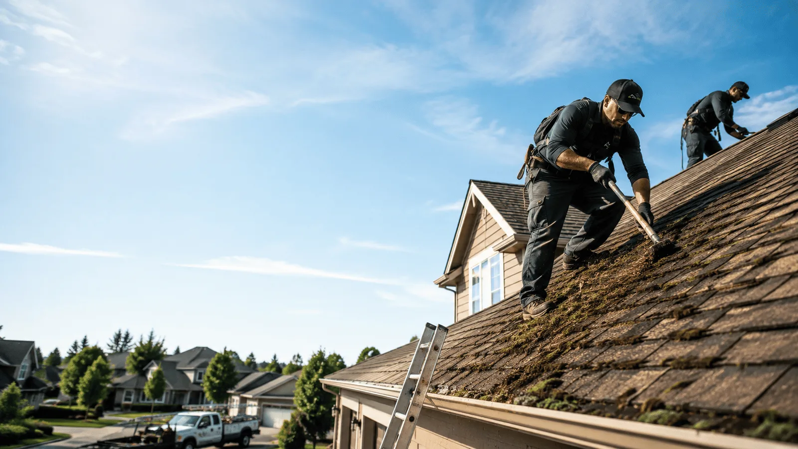 Roof Moss Removal in Matteson, IL near me
